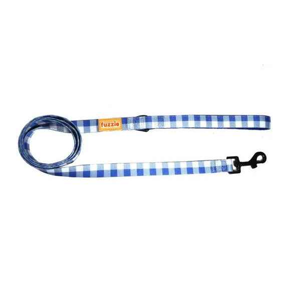 Leash Gingham Blue