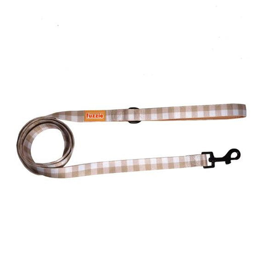Leash Gingham Latte
